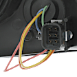 2004 Saturn Ion - Passenger Side Halogen Headlight, With bulb(s), Sedan, OE Replacement