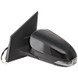 Driver Side Mirror, Power, Power Folding, Heated, Paintable, In-housing Signal Light, No Memory, No Puddle Light, No Auto-Dimming, No Blind Spot Feature, Base Model
