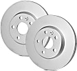 2021 Mazda 6 - Rear Brake Disc, Geomet Coated, Plain Surface, Solid, 5 Lugs, 278 mm, 2.5L 4Cyl, QuietCast Series