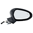 Driver and Passenger Side Mirror, Power Adjust, Manual Folding, Heated, Paintable, No Signal Light, No Memory, No Puddle Light, No Auto-Dimming, With Blind Spot Detection in Glass