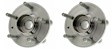 SET-MO513417-2 Front, Driver and Passenger Side Wheel Hub, 5 Lugs, With Bearing, Sensor Included, Problem Solver Series