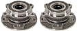 2020 Jeep Compass - Front, Driver and Passenger Side Wheel Hub, 5 Lugs, With Bearing, Problem Solver Series