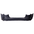 Front and Rear Primed Bumper Cover