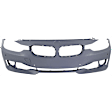 Sedan Front and Rear Primed Bumper Cover Base 2.0L, 4Cyl