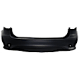 Front and Rear Primed Bumper Cover, CAPA Certified