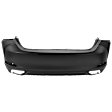 Front and Rear Primed Bumper Cover