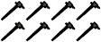 SET-SIUF622T-8 Ignition Coil, Set of 8, 5.0L, 8Cyl