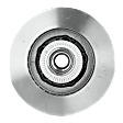 Front Brake Disc, Natural Finish, Plain Surface, Vented, 5 Lugs, 308 mm, Pro-Line Series