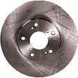 2007 Honda Element - Front and Rear Brake Disc, Plain Surface, Vented - Front; Solid - Rear, 5 Lugs, 281.94 mm, 2.4L 4Cyl, Pro-Line Series