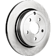 Rear Brake Discs, Plain Surface, Vented, 5 Lugs, 12.76 in. Disc Diameter, Pro-Line Series