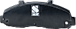2001 Ford F-150 - Front and Rear Semi-metallic Brake Pad Set, 4.2L 6Cyl, Except GVW 7,700 Lbs., Pro-Line Series