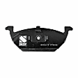2016 Volkswagen Jetta - Front and Rear Organic Brake Pad Set, No Pad Sensor, 280mm Front Disc, 272mm Rear Disc, Pro-Line Series