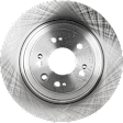 Rear, Driver or Passenger Side Brake Disc, Natural Finish, Plain Surface, Solid, 5 Lugs, 334.01 mm, Pro-Line Series