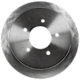 Rear, Driver or Passenger Side Brake Disc, Plain Surface, Solid, 5 Lugs, 334.01 mm, Pro-Line Series