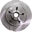 Front, Driver or Passenger Side Brake Disc, Natural Finish, Plain Surface, Vented, 5 Lugs, 308 mm, Pro-Line Series