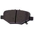 Rear Brake Pad Set, Semi-Metallic, For Models with Heavy Duty Brakes, Pro-Line Series