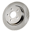 Rear, Driver or Passenger Side Brake Disc, Plain Surface, Solid, 5 Lugs, 11.02 in. Disc Diameter, Pro-Line Series