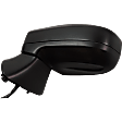 Driver Side Mirror, Power Adjust, Manual Folding, Heated, Textured Black, No Signal Light, No Memory, No Puddle Light, No Auto-Dimming, No Blind Spot Feature