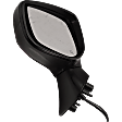 Driver Side Mirror, Power Adjust, Manual Folding, Heated, Textured Black, No Signal Light, No Memory, No Puddle Light, No Auto-Dimming, No Blind Spot Feature