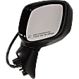 2018-2019 Subaru Outback - Passenger Side Mirror, Power, Manual Folding, Heated, Textured Black, No Signal Light, No Memory, No Puddle Light, No Auto-Dimming, No Blind Spot Feature