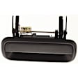 2001-2004 Toyota Tacoma - Rear, Driver Side Smooth Black Exterior Door Handle, Without Key Hole, Crew Cab Pickup
