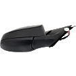 Passenger Side Mirror, Power Adjust, Heated, Manual Folding, Paintable, No Signal Light, No Memory, No Puddle Light, No Auto-Dim, With Blind Spot Detection in Glass