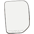 2007-2014 Toyota FJ Cruiser - Passenger Side Mirror Glass, Non-Heated, No Blind Spot Feature, Convex, With backing plate