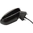 Passenger Side Mirror, Power Adjust, Non-Heated, Manual Folding, Paintable, No Signal Light, Without Memory Recall, No Puddle Light, No Auto-Dimming, No Blind Spot Feature