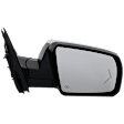 2014 Toyota Tundra Platinum - Passenger Side Mirror, For Models Without Lane Change Assist, Power Adjust, Heated, Chrome, Power Folding, In-glass Signal Light, No Blind Spot Feature, With Memory, With Puddle Light, No Auto-Dimming