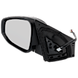 Driver Side Mirror, Power Adjust, Heated, Manual Folding, Paintable, In-housing Signal Light, No Memory, No Puddle Light, No Auto-Dim, With Blind Spot Detection in Glass