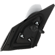 2003 Toyota Echo Base - Passenger Side Mirror, Manual Adjust, Non-Heated, Textured Black, Manual Folding, No Signal Light, No Blind Spot Feature, No Memory, No Puddle Light, No Auto-Dimming