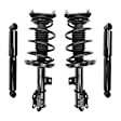 4-13581-259180-001 Front and Rear, Driver and Passenger Side Strut, Hatchback
