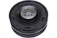 06E105251F Series Crankshaft Pulley - Black, Elastomer and Steel, Multi-groove, Direct Fit, Sold Individually