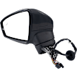 Driver Side Mirror, Power Adjust, Manual Folding, Heated, Paintable, In-glass Signal Light, No Memory, No Puddle Light, No Auto-Dimming, With Blind Spot Detection in Glass