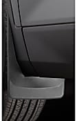 110104 Front, Driver or Passenger Side Mud Flaps, Black, Plastic, DigitalFit Series