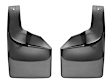 120066 Rear, Driver and Passenger Side Mud Flaps, Black, Plastic, DigitalFit Series