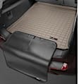 411243SK Cargo Mat, Molded Cargo Liner, Tan, Made of Rubber, Cargo Liner Series