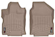 4514751 Front Row FloorLiner Series Molded Floor Liner, Tan High-Density Tri-Extruded (HDTE)