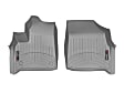 4612281 Front Row FloorLiner Series Molded Floor Liner, Gray High-Density Tri-Extruded (HDTE)