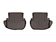 476764 Second Row FloorLiner Series Molded Floor Liner, Cocoa High-Density Tri-Extruded (HDTE)