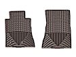 2017 Ford Mustang - Front Row Flat Floor Mat, Cocoa, Made of Rubberized Thermoplastic Elastomer, All-weather Series
