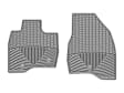 2018 Ford Explorer - All-weather Series, Gray, Front Row, Flat Floor Mat, Sport Utility, Made of Rubberized Thermoplastic Elastomer