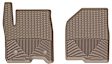 W489TN Front Row All-weather Series Molded Floor Liner, Tan Made of Rubberized Thermoplastic Elastomer