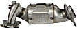 84177 Front Catalytic Converter, 2.4L, 4Cyl, CARB and Federal EPA Standards, 50-state Legal, CalCat Series, Direct Fit