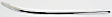 Front, Passenger Side Bumper Trim, Chrome