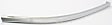 Front, Passenger Side Bumper Trim, Chrome