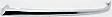 Front, Driver Side Bumper Trim, Chrome