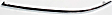 Front, Driver Side Bumper Trim, Chrome