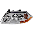 Driver Side Headlight, without Bulb, Halogen, Clear Lens