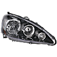 Passenger Side Headlight, without Bulb, Halogen, Clear Lens
